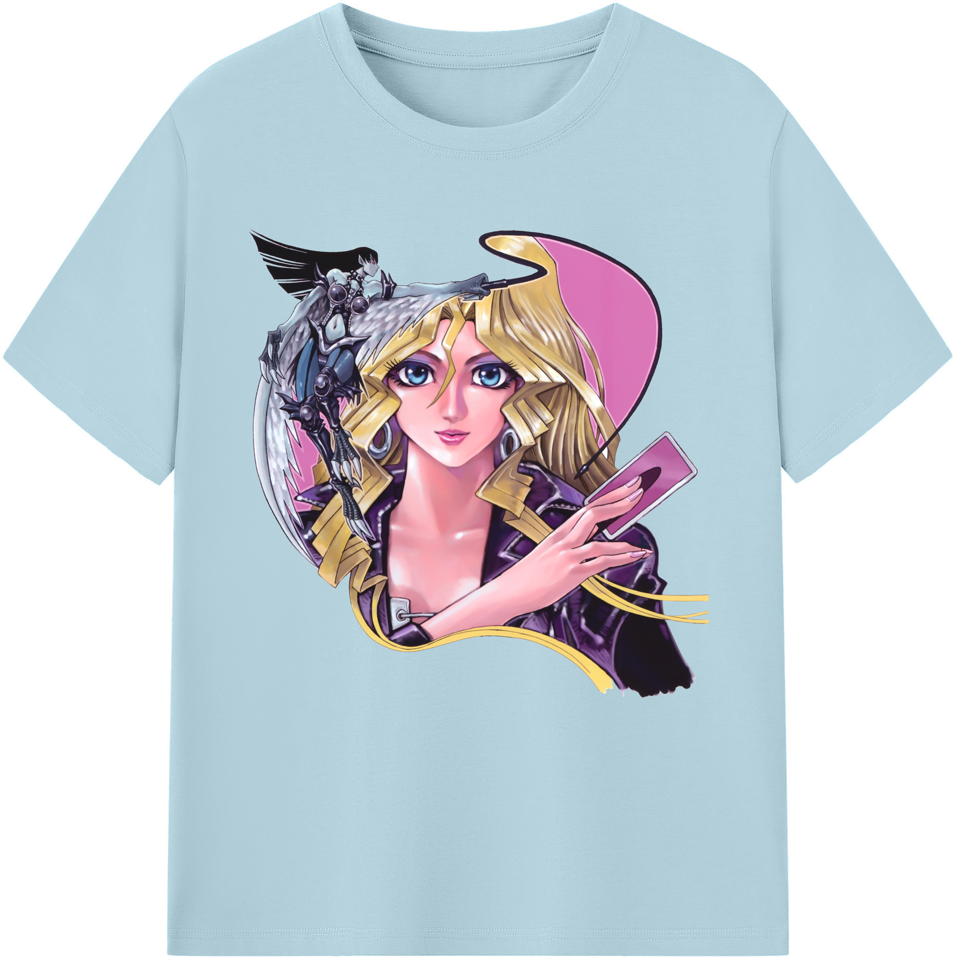 （画像用） 遊☆戯☆王 Yu-Gi-Oh! 綿100％半袖Tシャツ（フロントプリント）